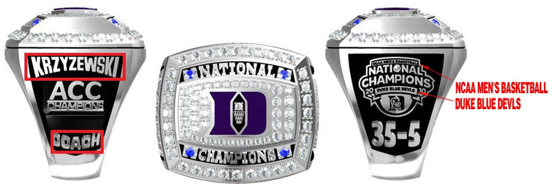 All NCAA Championship Rings