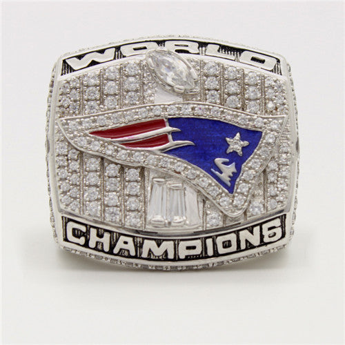 Custom New England Patriots 2001 NFL Super Bowl XXXVI Championship Ring