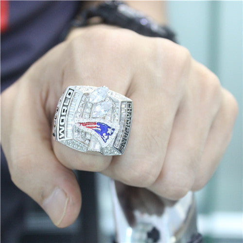 Custom New England Patriots 2003 NFL Super Bowl XXXVIII Championship Ring