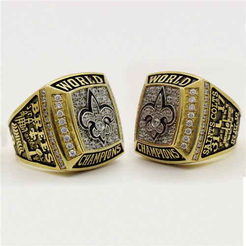 Custom New Orleans Saints 2009 NFL Super Bowl XLIV Championship Ring