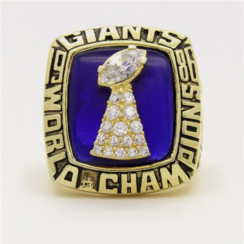 1986 New York Giants Super Bowl Championship Ring