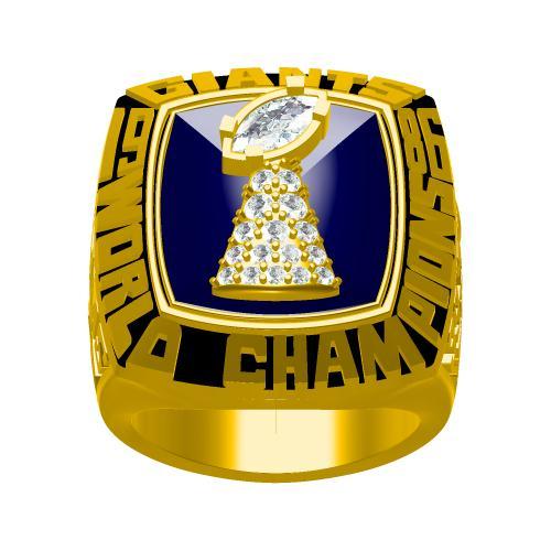 1986 New York Giants Super Bowl Championship Ring