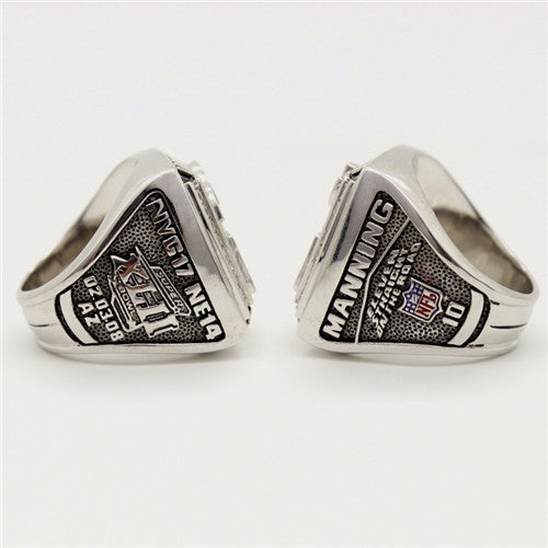 Custom New York Giants 2007 NFL Super Bowl XLII Championship Ring