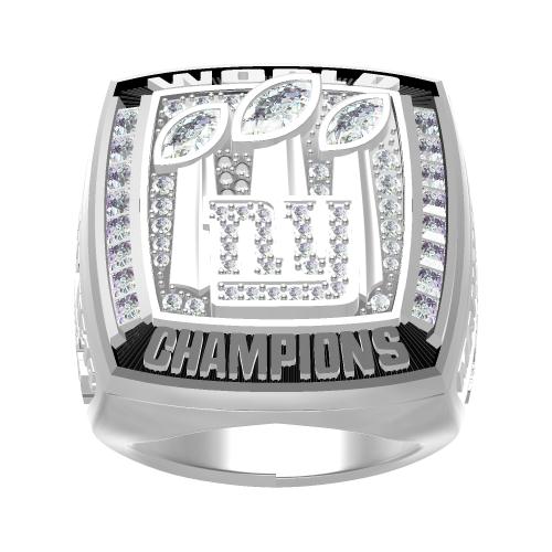 Custom New York Giants 2007 NFL Super Bowl XLII Championship Ring