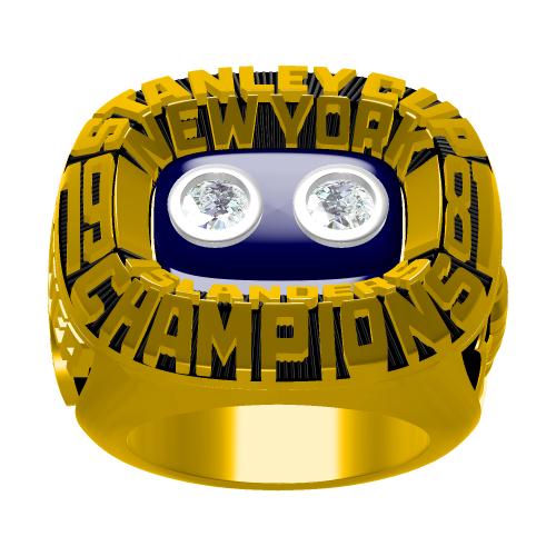 Custom 1981 New York Islanders NHL Stanley Cup Championship Ring