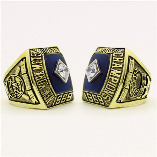 Custom 1969 New York Mets MLB World Series Championship Ring