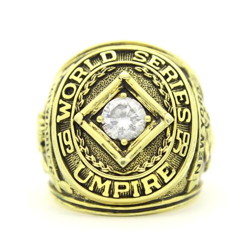 1958 New York Yankees World Series Championship Ring