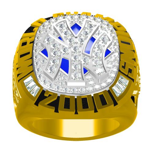 Custom 2000 New York Yankees MLB World Series Championship Ring