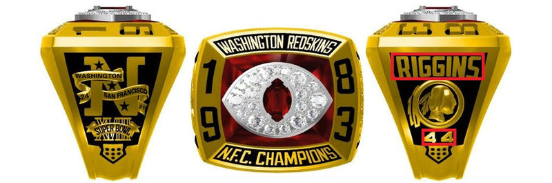 All NFC Championship Rings (National Football Conference)