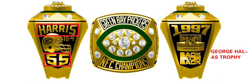 All NFC Championship Rings (National Football Conference)