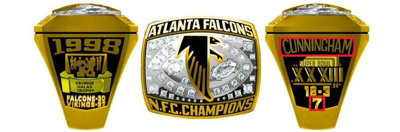 All NFC Championship Rings (National Football Conference)