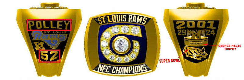 All NFC Championship Rings (National Football Conference)