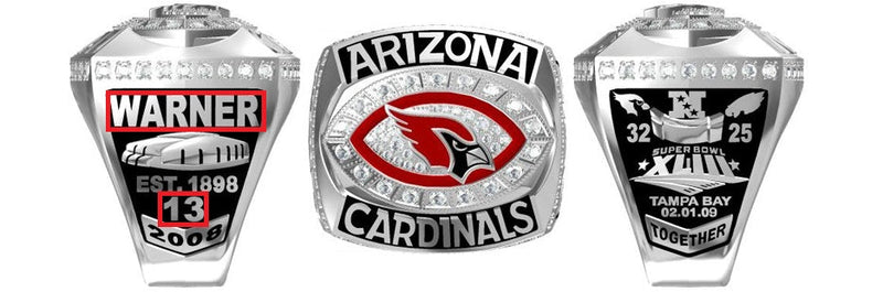 All NFC Championship Rings (National Football Conference)