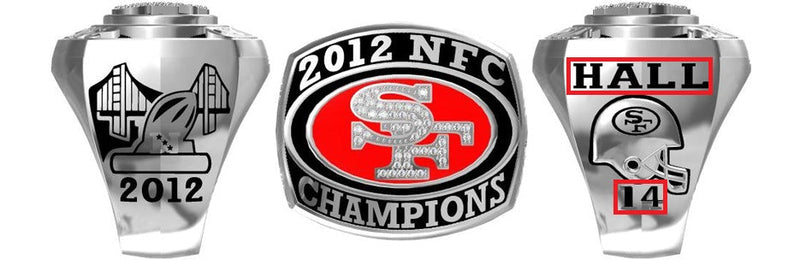 All NFC Championship Rings (National Football Conference)