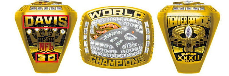 All NFL Super Bowl Championship Rings