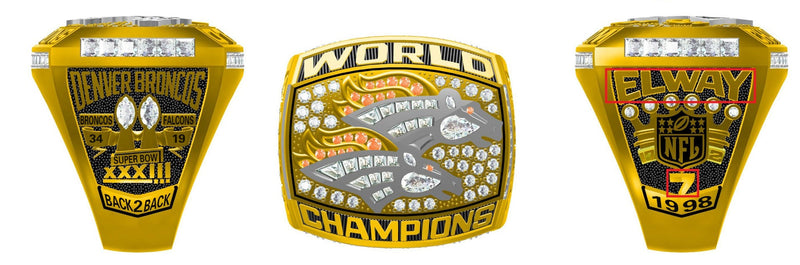 All NFL Super Bowl Championship Rings