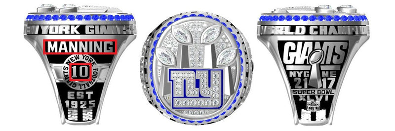 All NFL Super Bowl Championship Rings