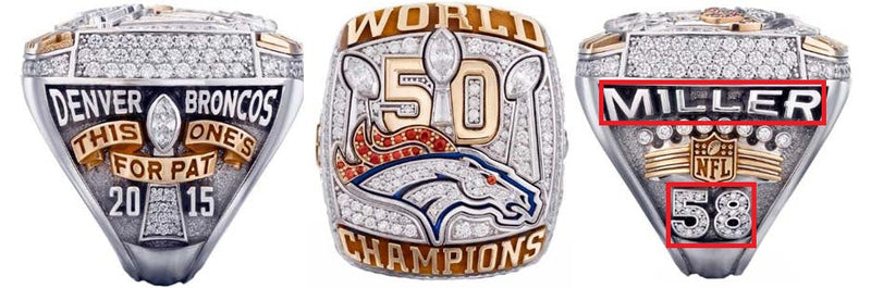 All NFL Super Bowl Championship Rings