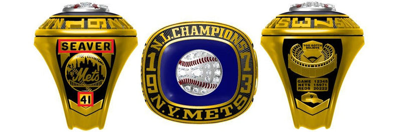 All NL National League NLCS Championship Rings