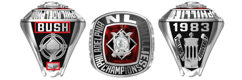 All NL National League NLCS Championship Rings