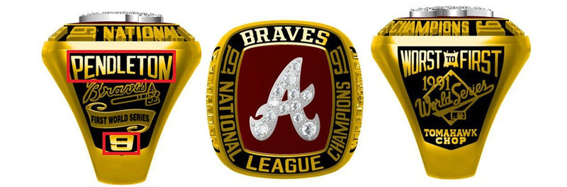 All NL National League NLCS Championship Rings