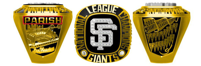 All NL National League NLCS Championship Rings