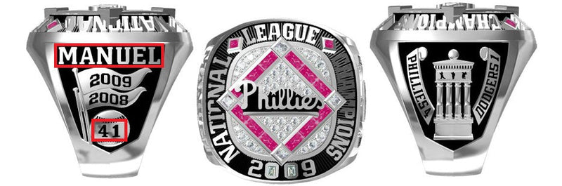 All NL National League NLCS Championship Rings