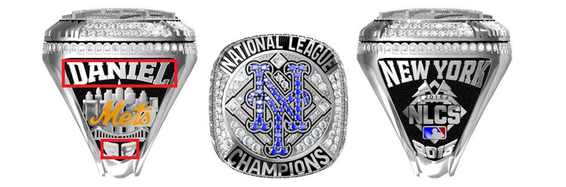 All NL National League NLCS Championship Rings