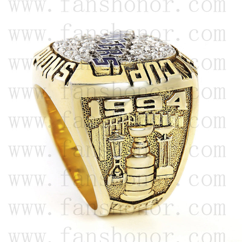 Customized NHL 1994 New York Rangers Stanley Cup Championship Ring