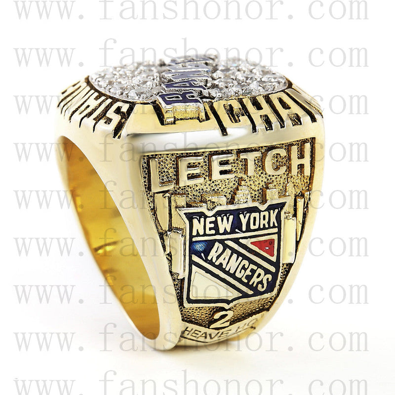 Customized NHL 1994 New York Rangers Stanley Cup Championship Ring