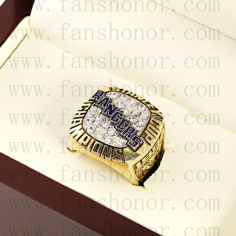 Customized NHL 1994 New York Rangers Stanley Cup Championship Ring