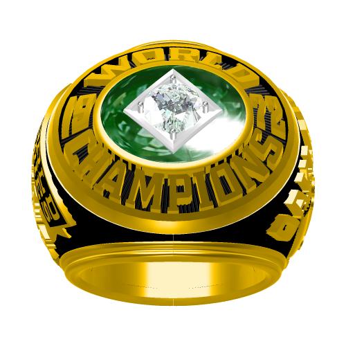 Custom 1972 Oakland Athletics MLB World Series Championship Ring