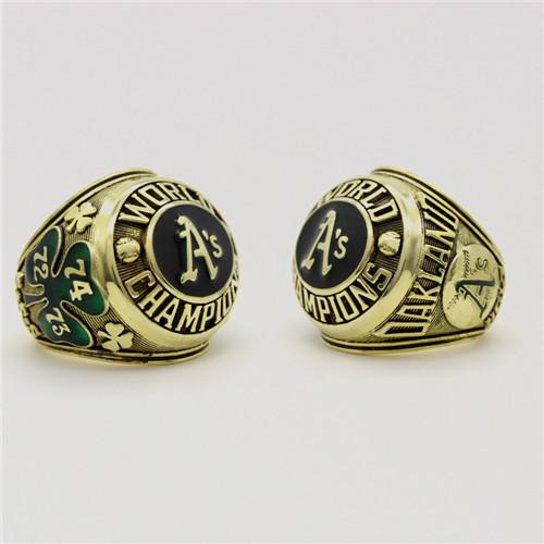 1974 Oakland Athletics MLB World Series Championship Ring