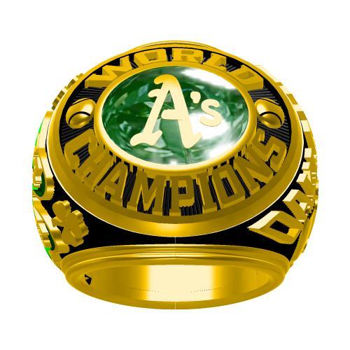 1974 Oakland Athletics MLB World Series Championship Ring