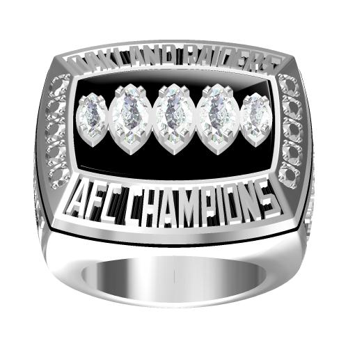 Custom 2002 Oakland Raiders American Football Championship Ring