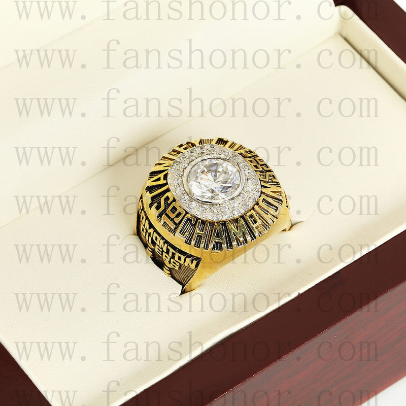 Customized NHL 1985 Edmonton Oilers Stanley Cup Championship Ring