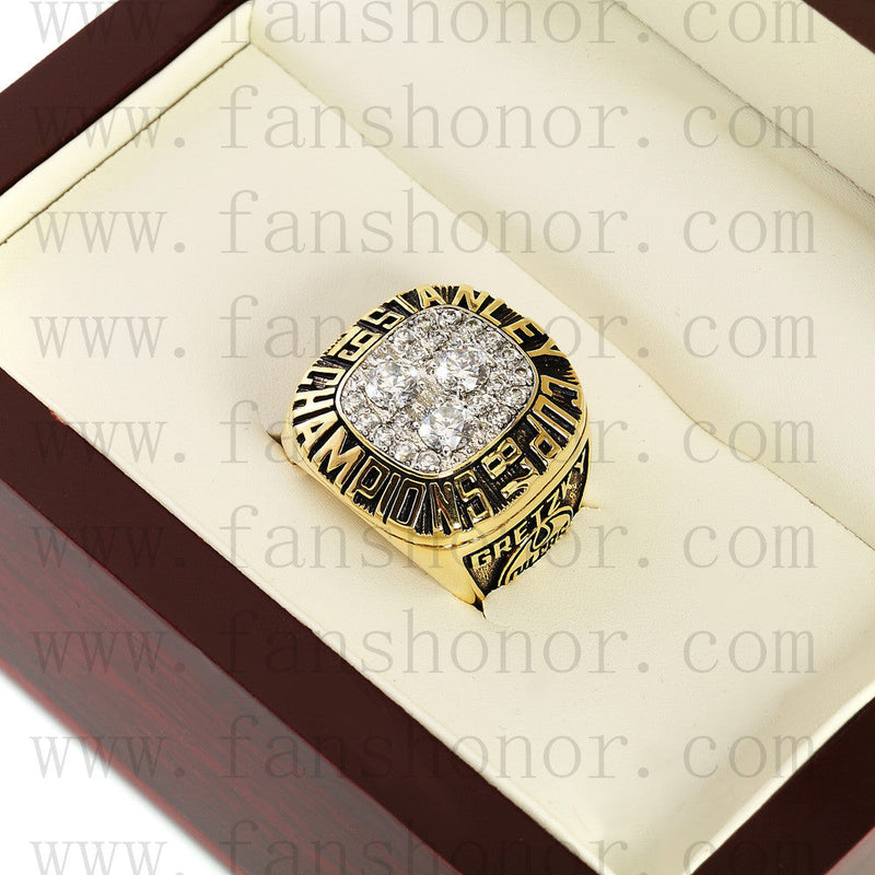 Customized NHL 1987 Edmonton Oilers Stanley Cup Championship Ring