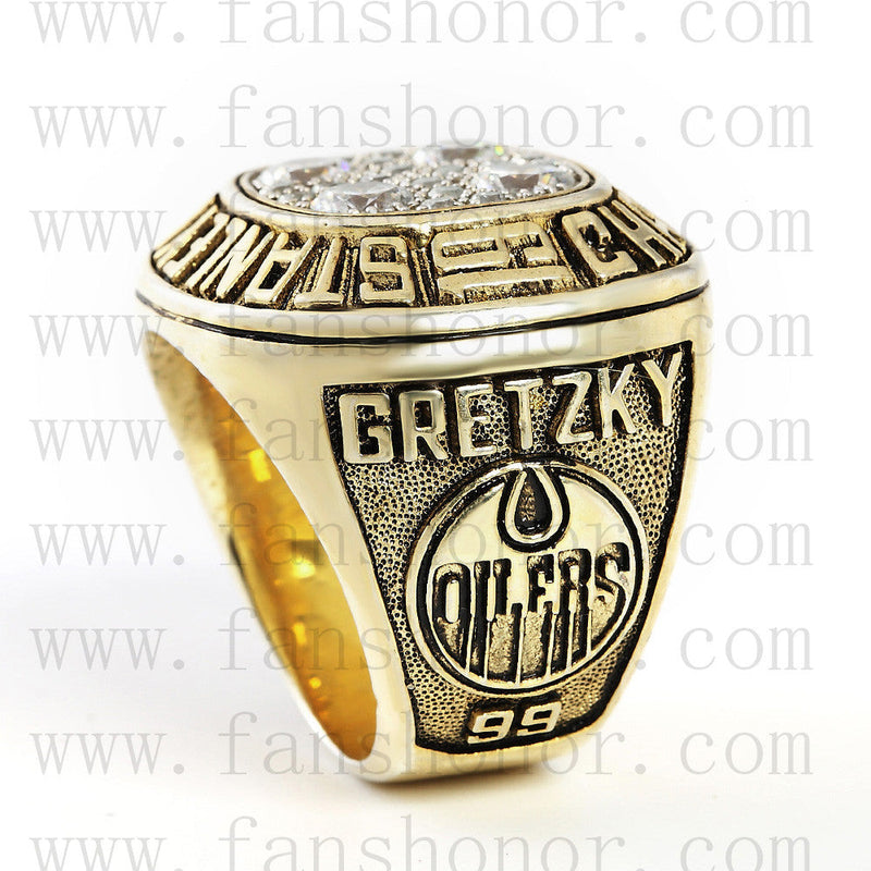 Customized NHL 1988 Edmonton Oilers Stanley Cup Championship Ring