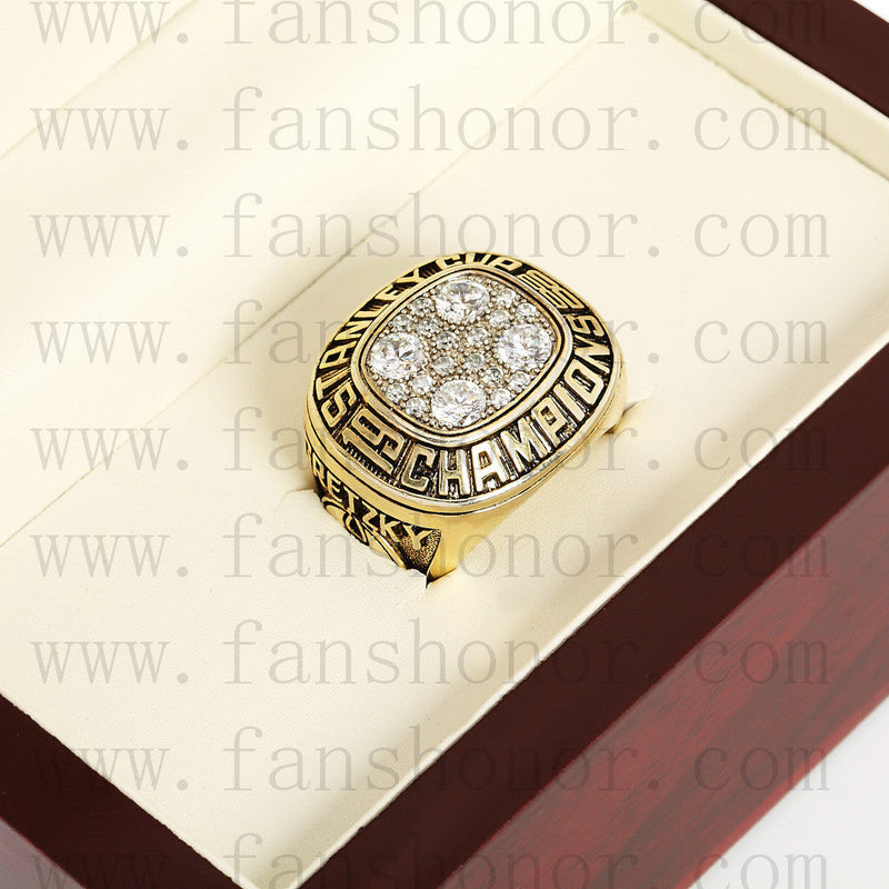 Customized NHL 1988 Edmonton Oilers Stanley Cup Championship Ring