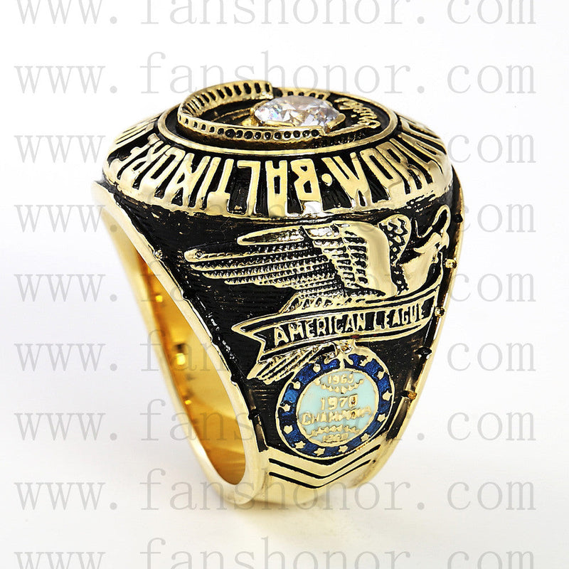 Customized MLB 1970 Baltimore Orioles World Series Championship Ring