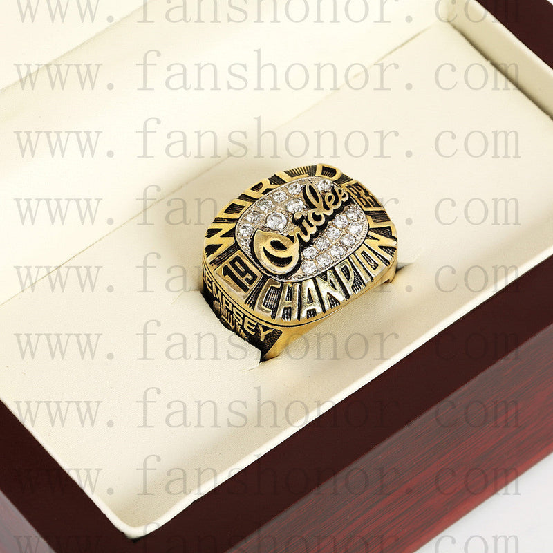 Customized MLB 1983 Baltimore Orioles World Series Championship Ring