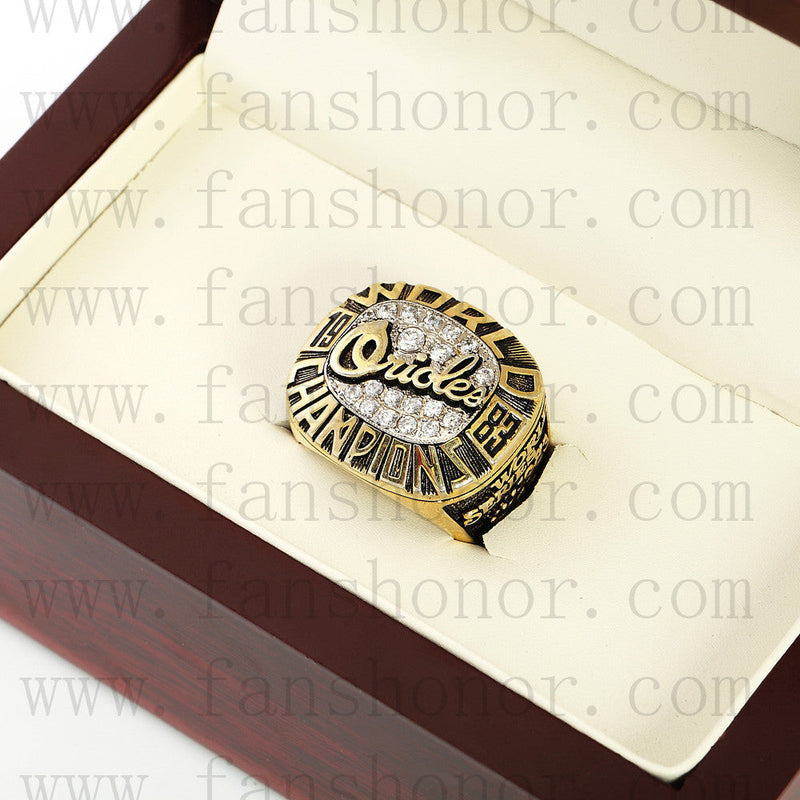 Customized MLB 1983 Baltimore Orioles World Series Championship Ring