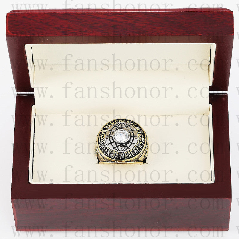 Customized Green Bay Packers NFL 1966 Super Bowl I Championship Ring