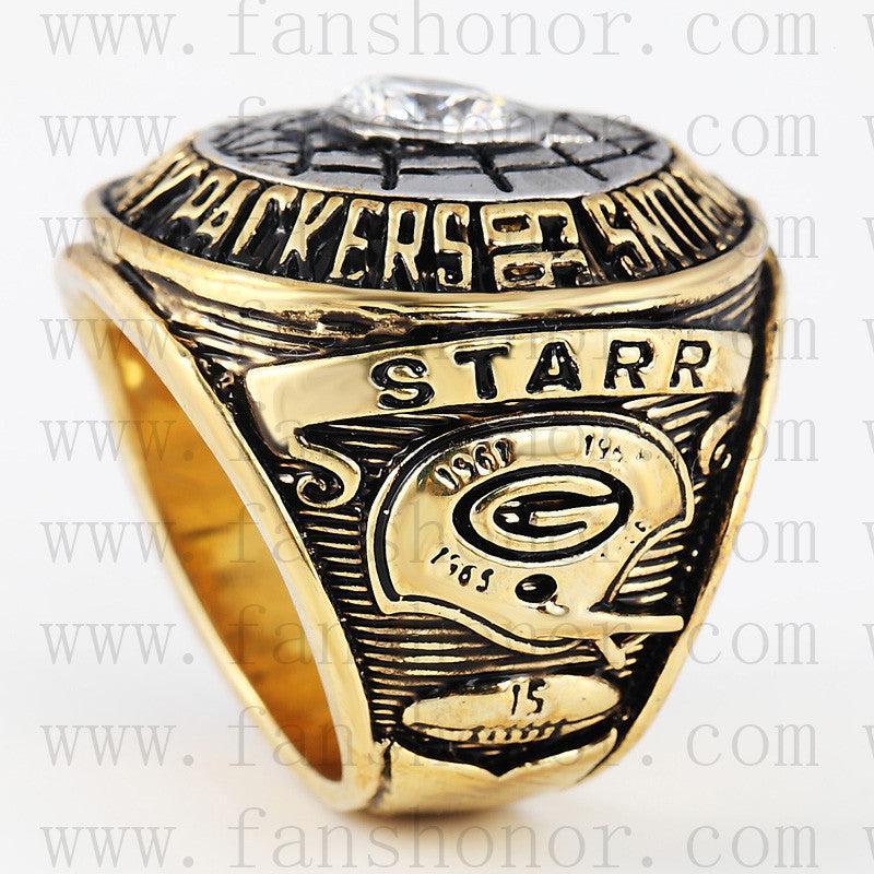 Customized Green Bay Packers NFL 1966 Super Bowl I Championship Ring