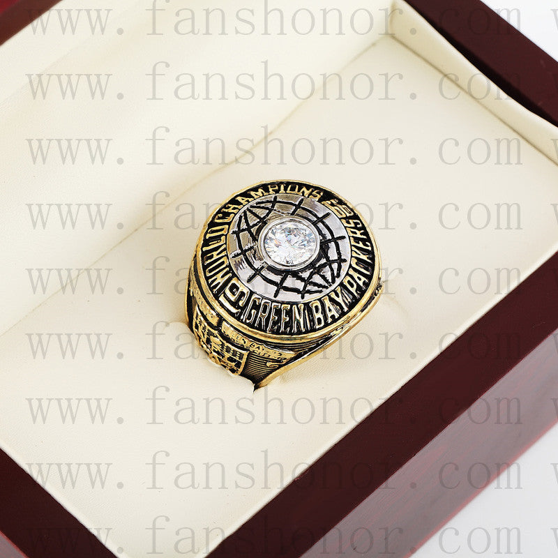 Customized Green Bay Packers NFL 1966 Super Bowl I Championship Ring