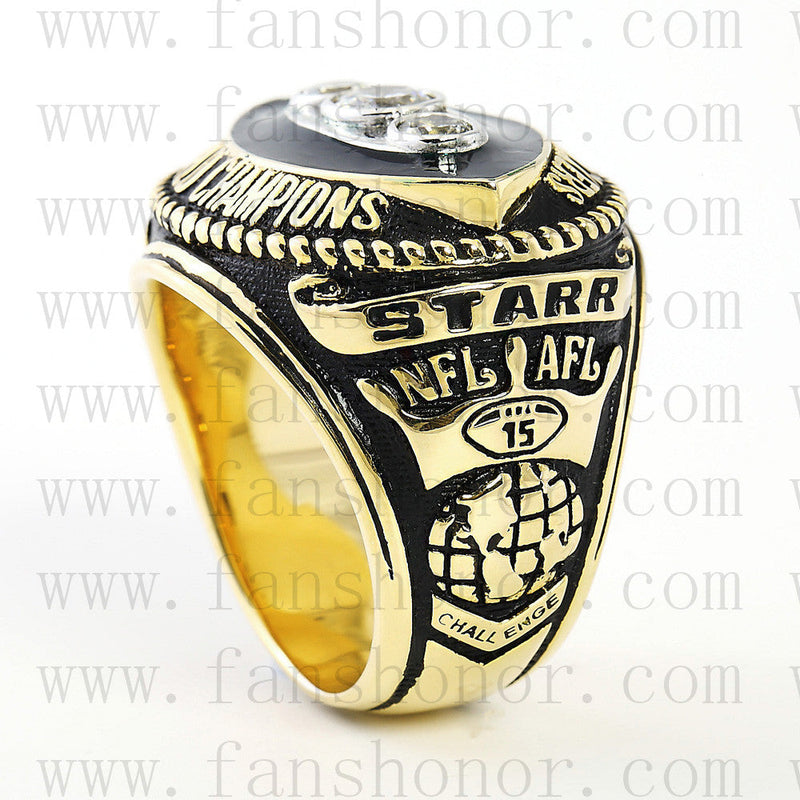 Customized Green Bay Packers NFL 1967 Super Bowl II Championship Ring