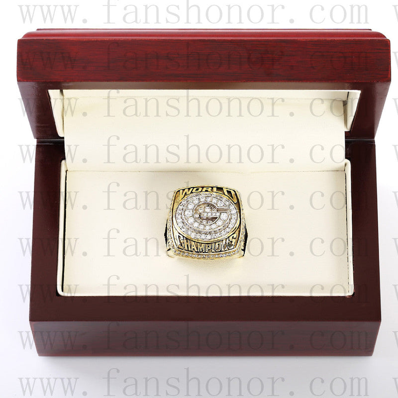 Customized Green Bay Packers NFL 1996 Super Bowl XXXI Championship Ring