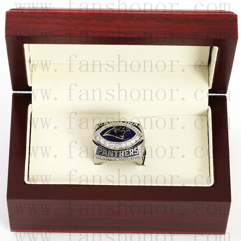 Customized NFC 2003 Carolina Panthers National Football Championship Ring