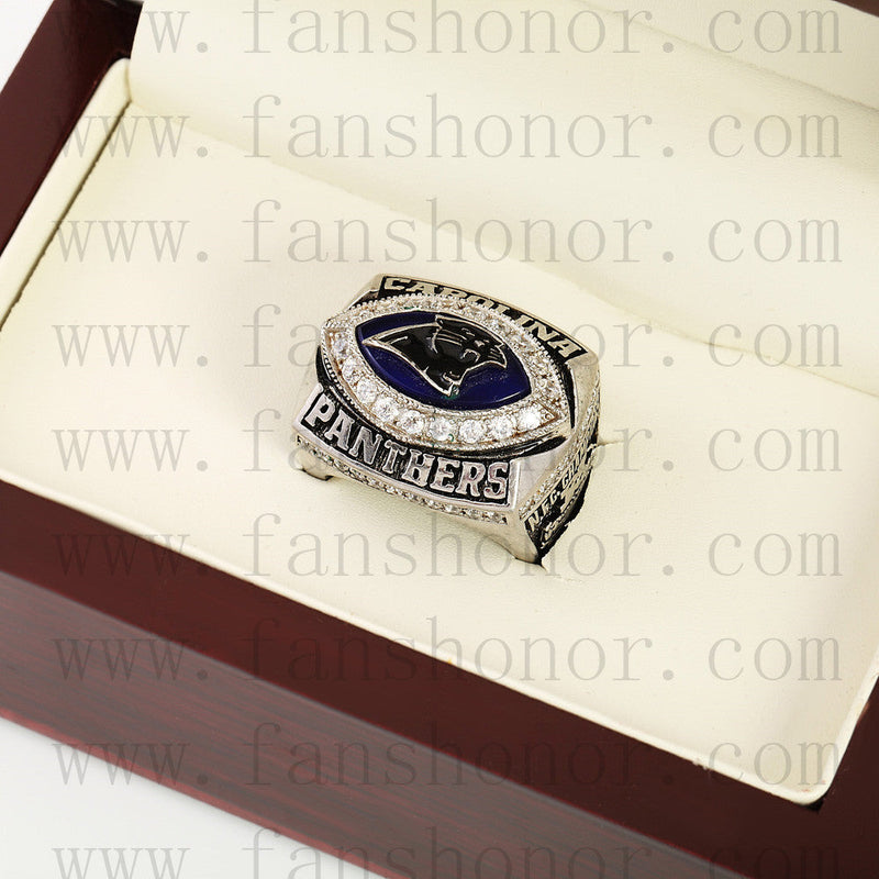 Customized NFC 2003 Carolina Panthers National Football Championship Ring