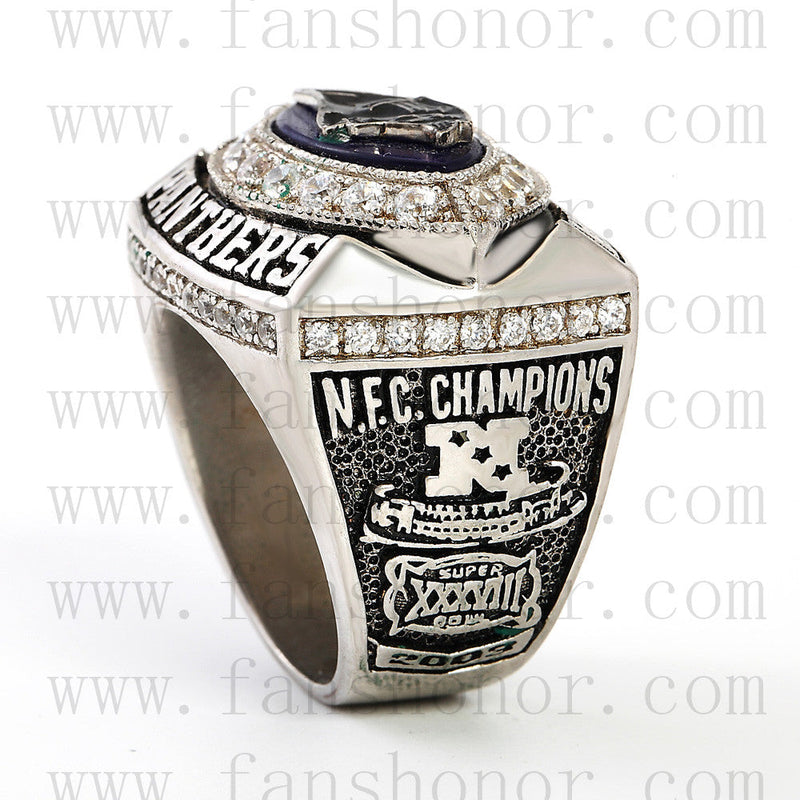 Customized NFC 2003 Carolina Panthers National Football Championship Ring